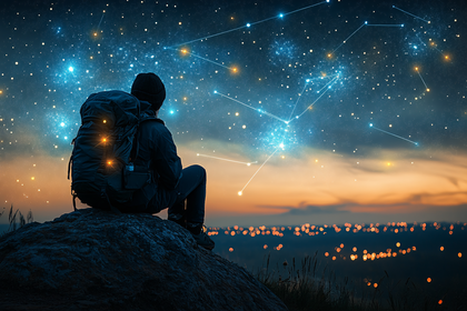 Stargazer On The Mountain