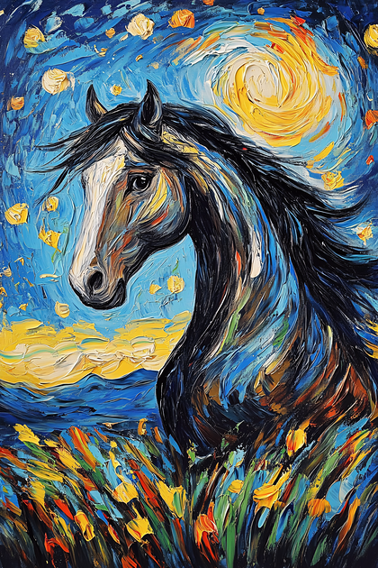 Starry Night Horse
