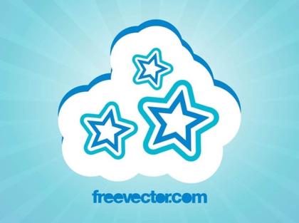 Stars Badge Free Vector