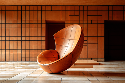 Statement Leather Chair