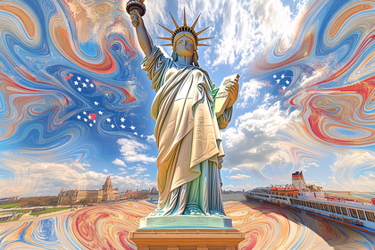 Statue Of Liberty Artistic Representation