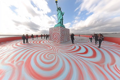 Statue of Liberty Illusion