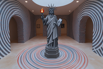 Statue Of Liberty In Art Gallery
