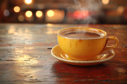 Steaming Coffee Cup