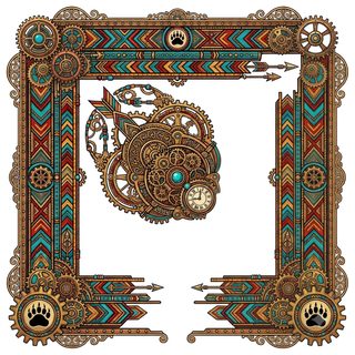 steampunk native frame