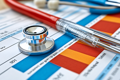 Stethoscope on Medical Chart