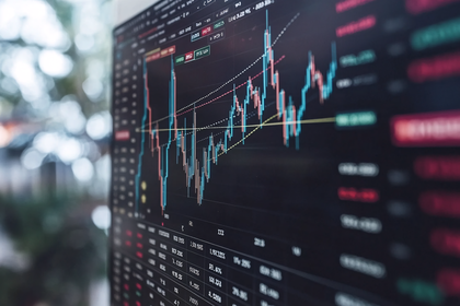 Stock Market Candlestick Chart