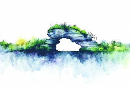 Stone Arch Watercolor