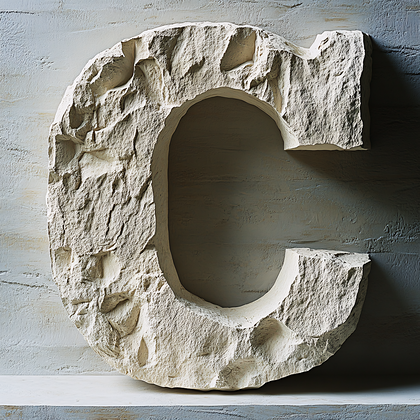 Stone Letter C