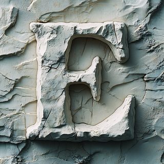 Stone Letter E