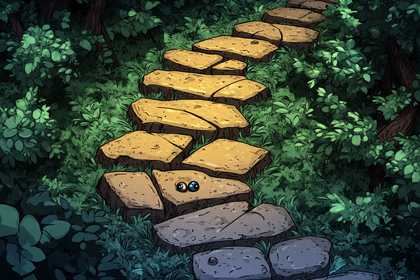 Stone Path with Eyes