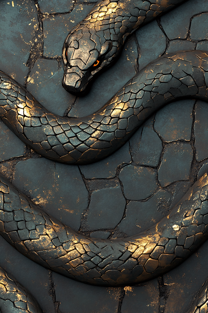 Stone Snake Guardian