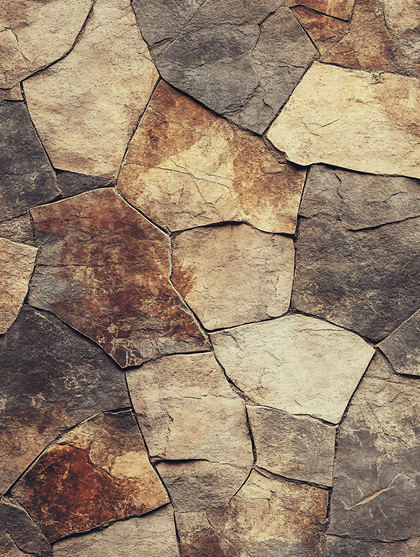 Stone Wall Mosaic Texture