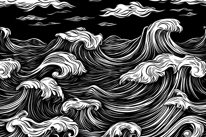 Stormy Seas Illustration