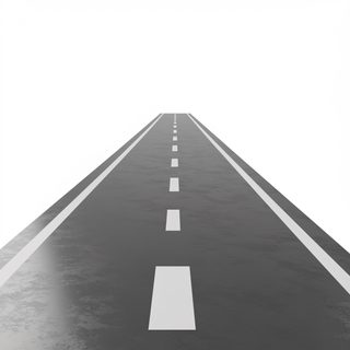straight asphalt road