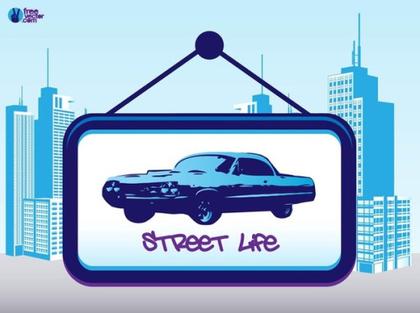 Street Life Free Vector