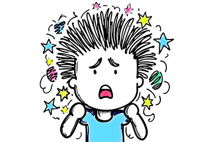 Stressed Out Cartoon Character