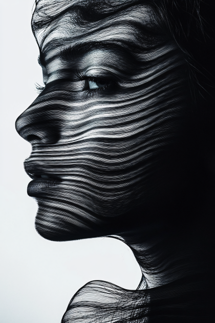Striated Portrait