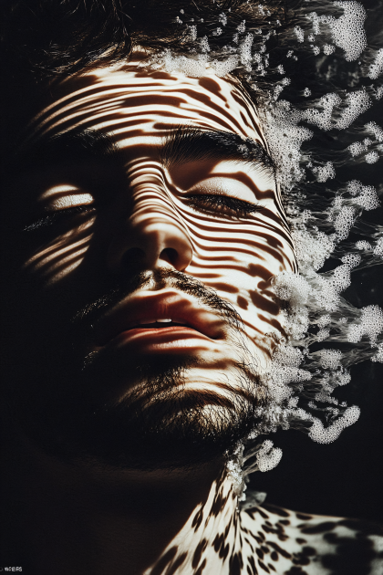 Striped Shadow Portrait