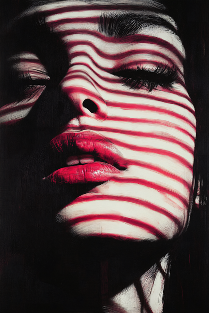 Stripped Portrait