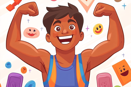 Strong and Healthy Boy
