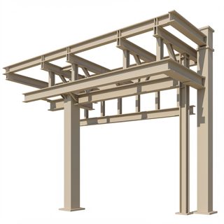 steel frame structure