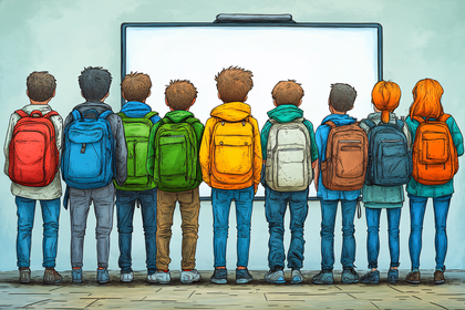 Students Facing Whiteboard