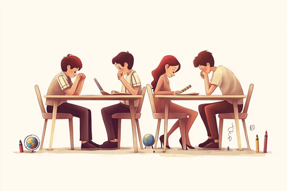 Students Studying Together