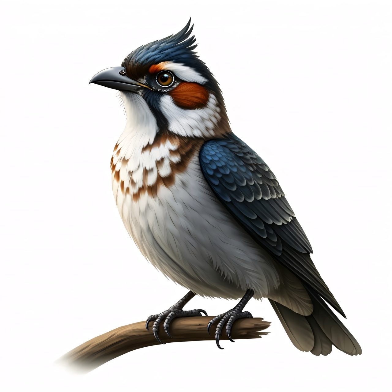 crested songbird