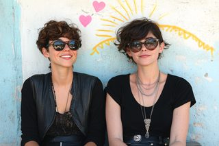 Stylish Duo in Sunglasses