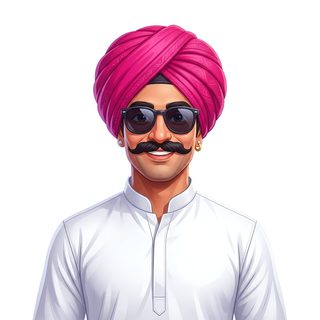 stylish indian man