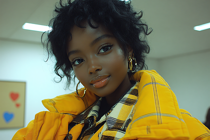 Stylish Portrait of a Young Woman
