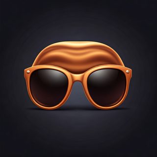 bronze sunglasses icon