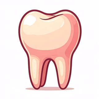 cartoon molar tooth
