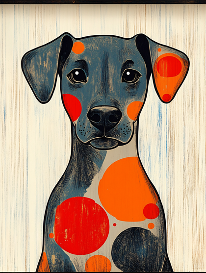 Stylized Dog Portrait