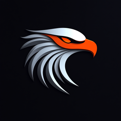 Stylized Eagle Head Logo