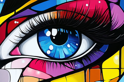 Stylized Eye Art