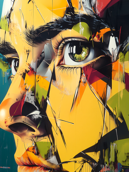 Stylized Face Portrait