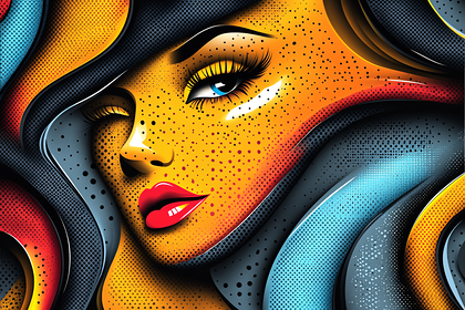 Stylized Female Face