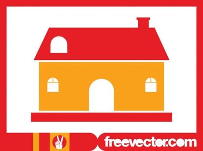 Stylized House Image Free Vector