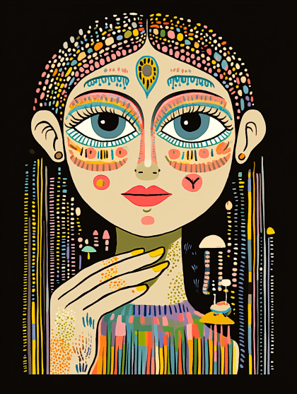 Stylized Portrait Of A Woman