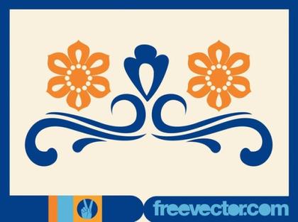 Stylized Scrolls Free Vector