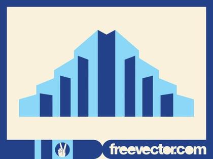 Stylized Skyscrapers Free Vector