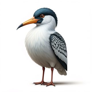 tropical waterbird illustration