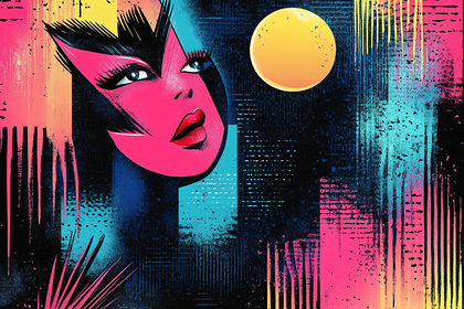 Stylized Woman Face