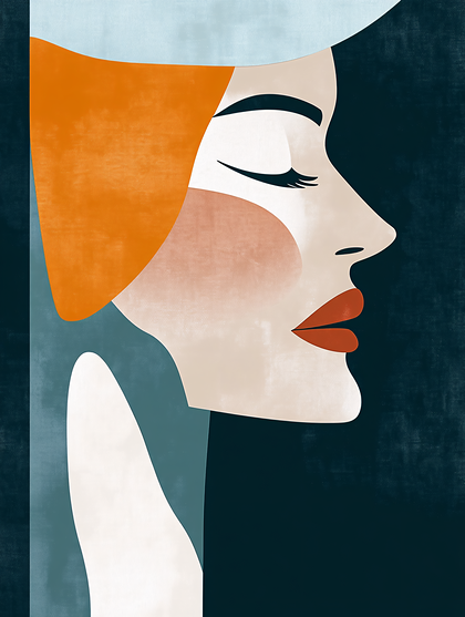 Stylized Woman Portrait