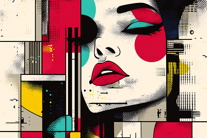 Stylized Woman Portrait