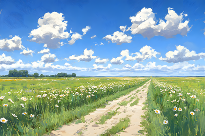 Summer Meadow Path