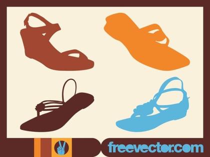 Summer Shoes Free Vector