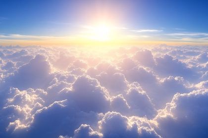 Sun Above Clouds